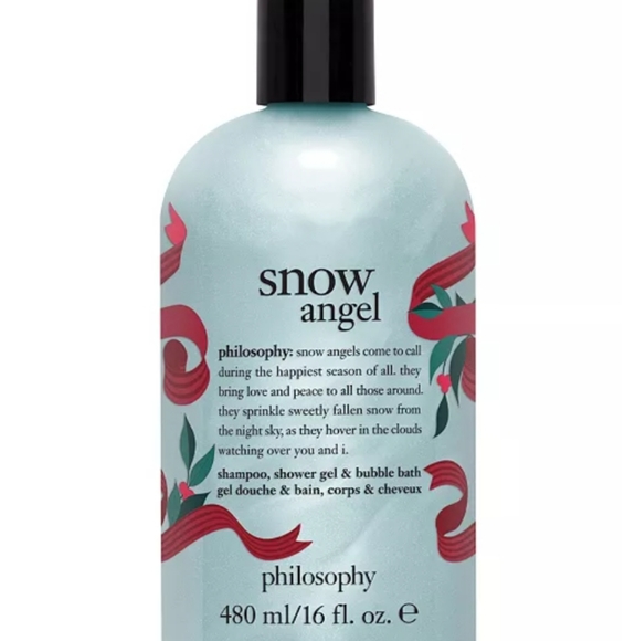 PHILOSOPHY SNOW ANGEL NWT 16FL OZ SHAMPOO SHOWER GEL BUBBLE BATH - Picture 1 of 5